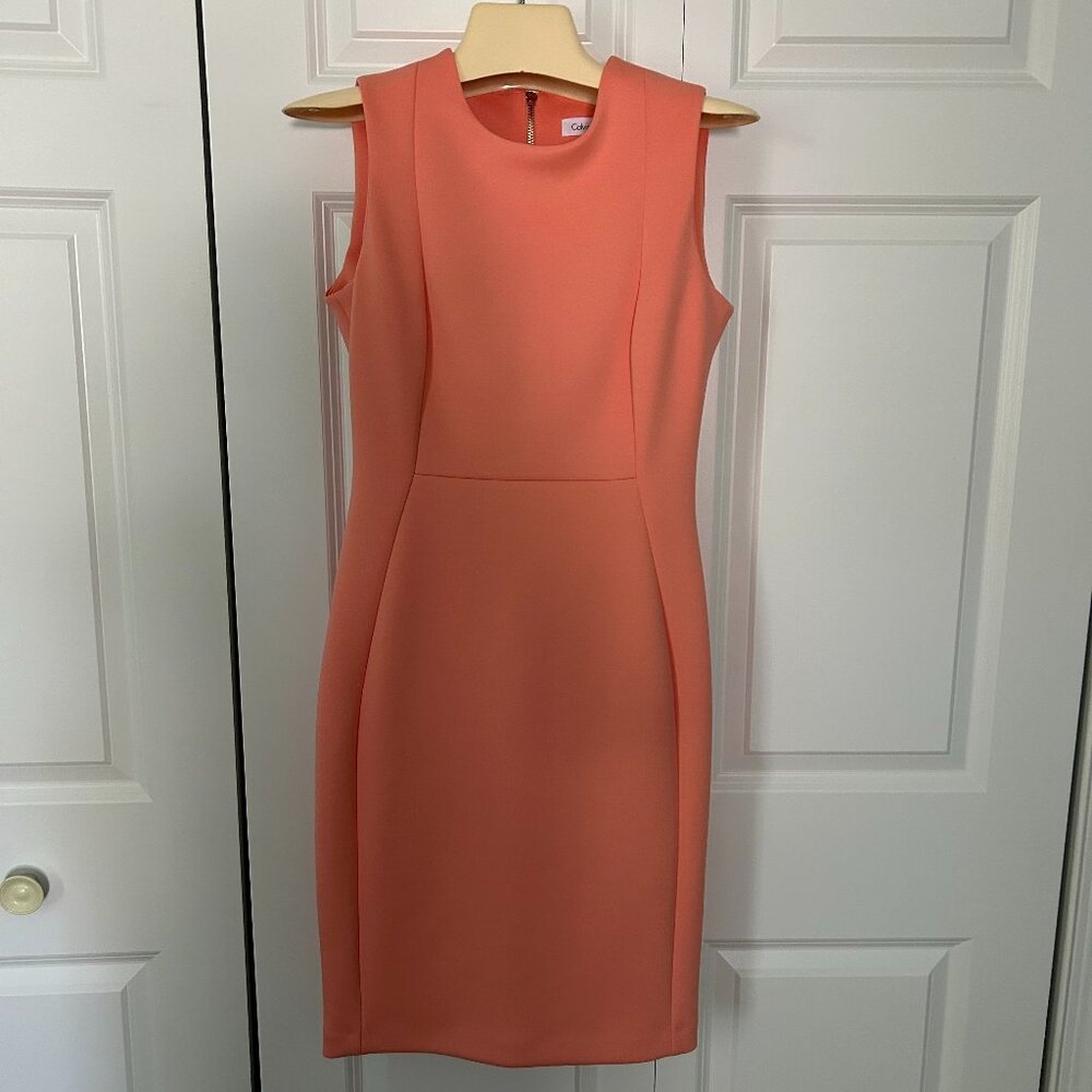Calvin Klein - Coral Summer Dress - Size 4